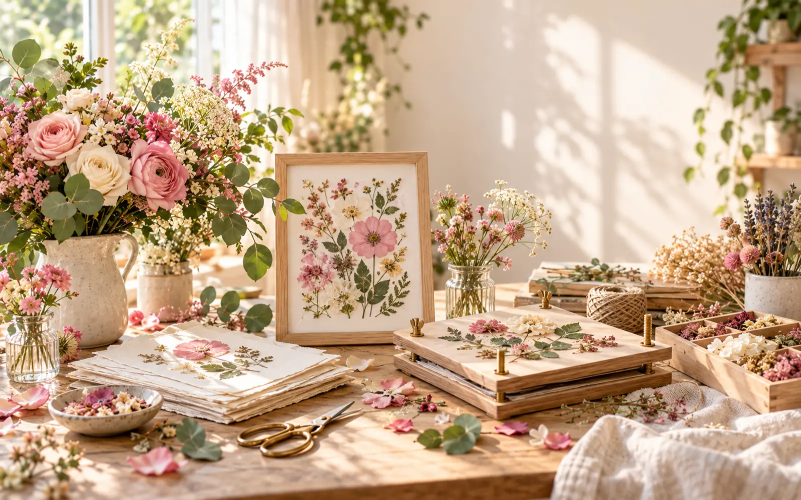 Flowers and botanical craft supplies from Magic Bloom DIY